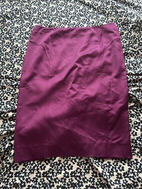 La Perla Rich Purple Pencil Skirt